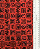 MARVEL COMICS (13020207-01) - fabric price per 1/4 meter