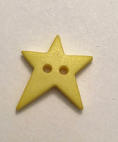 COUNTRY STAR YELLOW (15MM) - Dill buttons