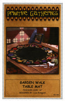 GARDEN WALK TABLE MAT - wool table mat pattern