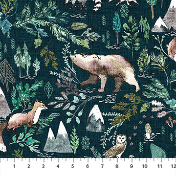 FOREST FABLE (DP90346-49) - fabric price per 1/4 meter