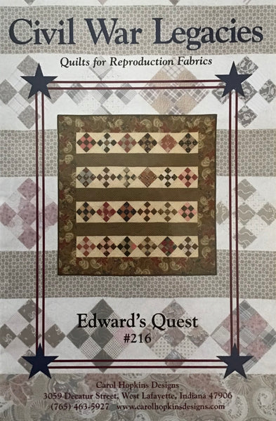 EDWARD’S QUEST - quilt pattern