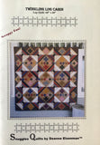 TWINKLING LOG CABIN - lap quilt pattern