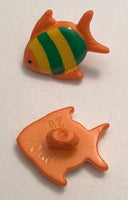FISH BUTTON (18MM) - Dill buttons