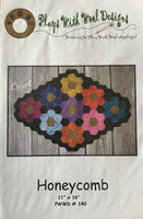 HONEYCOMB - wool appliqué pattern