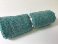 WOOL OATMEAL FADED AQUA - 6”x 27” approximately