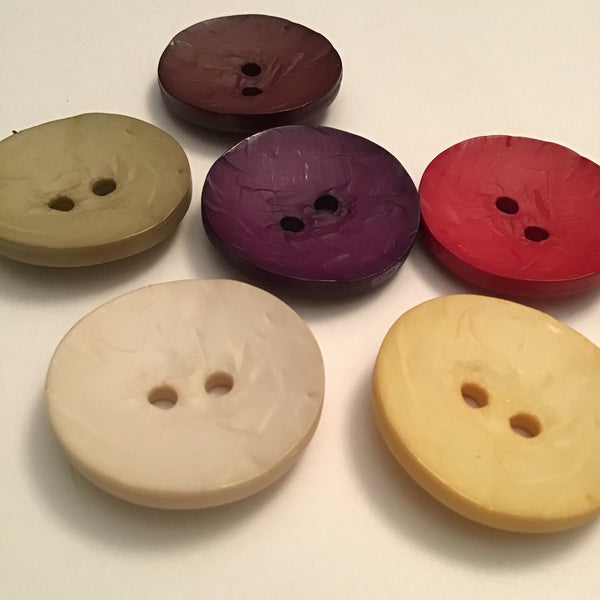 ROUND BUTTONS (45MM) -  Dill buttons