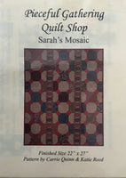PIECEFUL GATHERING - mini quilt pattern