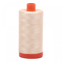 AURIFIL COTTON MAKO THREAD - 50wt (2123 BUTTER) 1300 MT