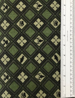 CABIN FEVER FLANNEL (F7149-GREEN) - fabric price per 1/4 meter