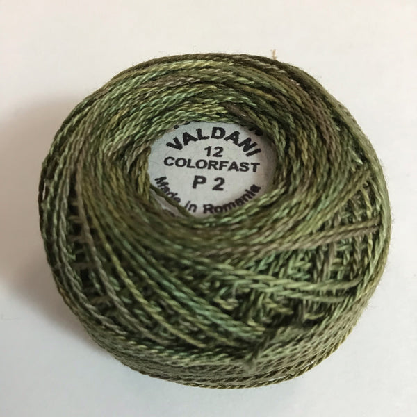 VALDANI (P-2) 100M - pearl cotton thread Size 12