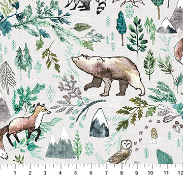 FOREST FABLE (DP90346-12) - fabric price per 1/4 meter