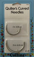 COLLINS QUILTER’S CURVED NEEDLES - needles