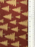 CABIN FEVER FLANNEL (F7150-RED) - fabric price per 1/4 meter