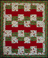 SNOW RUBY - postcard quilt pattern