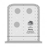 SHORTY MACHINE QUILTING RULER - ruler