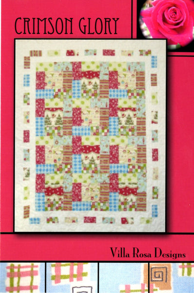 CRIMSON GLORY - postcard quilt pattern