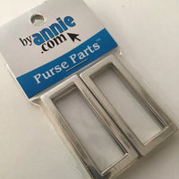 1 1/2” RECTANGLE RINGS (4 PACK) - purse hardware