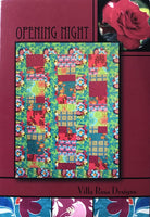 OPENING NIGHT - postcard quilt pattern