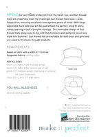 SUN KISSED HAT - hat pattern