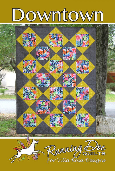 DOWNTOWN - postcard quilt pattern