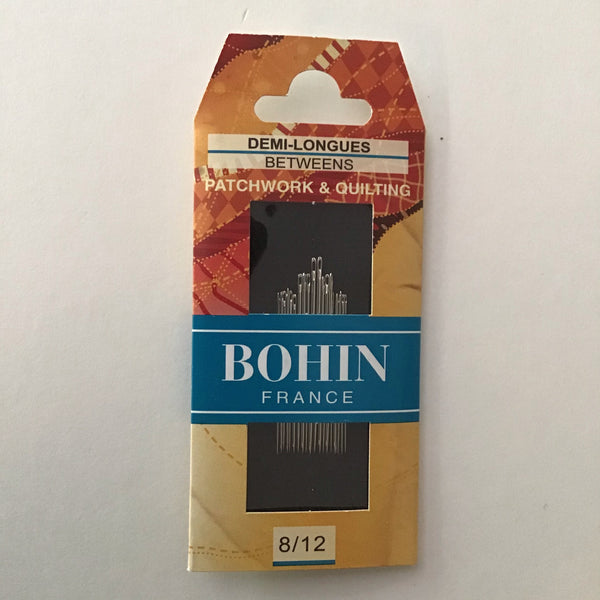 BOHIN BETWEENS NEEDLES (20 needles assorted sizes 8/12) - needles