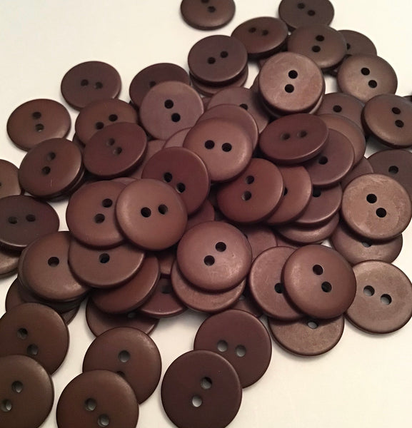 CHOCOLATE BROWN (5/8”) - Hillcreek buttons