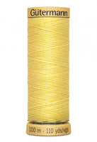 GUTERMANN 100m - 1410  -100% Mercerized Cotton (light yellow)