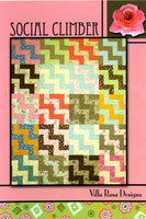 SOCIAL CLIMBER - postcard quilt pattern