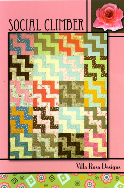 SOCIAL CLIMBER - postcard quilt pattern