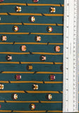 TREEHOUSE (TEAL-90066-64) - fabric price per 1/4 meter