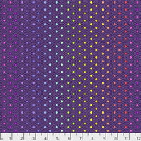 TULA PINK TRUE COLORS HEXY RAINBOW STARLING (PWTP151.STARLING) - fabric price per 1/4 meter