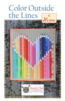 Color Outside the Lines - (Mini) paper pieced pattern