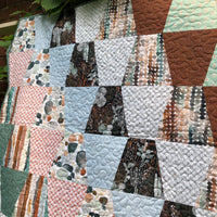 WILDERNESS JUMBO THIMBLES - lap quilt kit